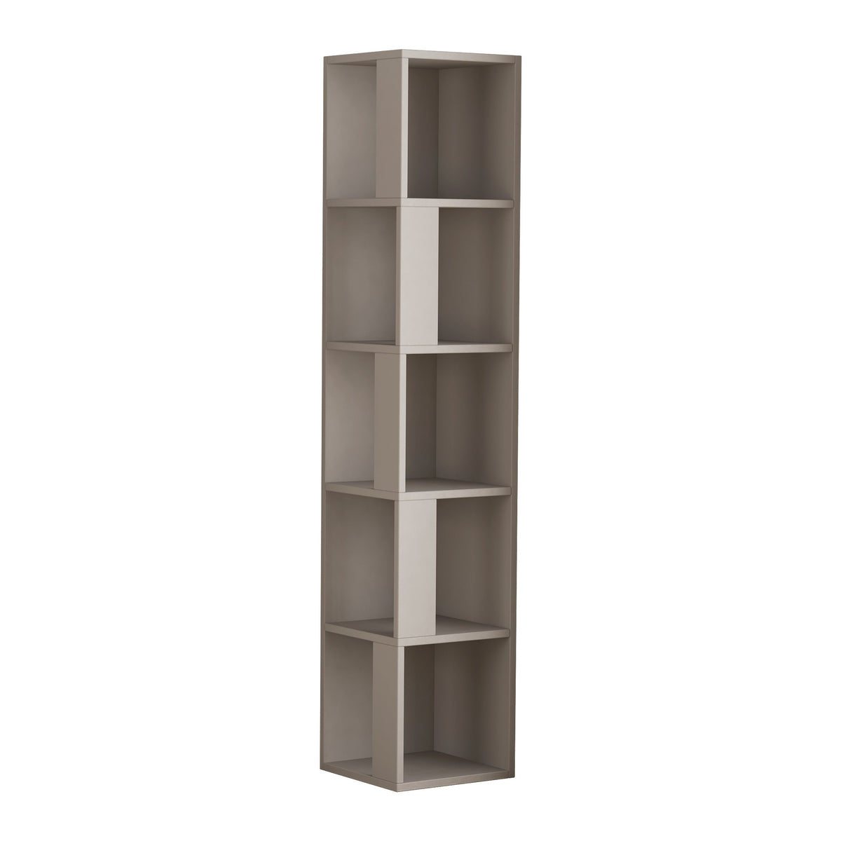 Decortieliving - Piano Modern Corner Bookcase Display Unit Tall 158.9cm
