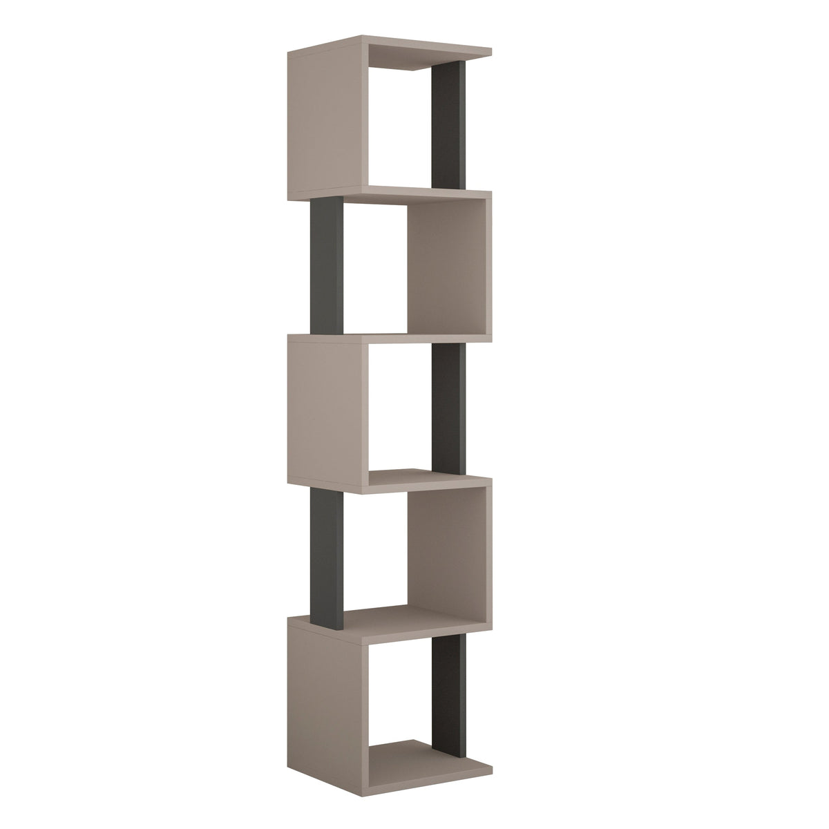 Decortieliving - Piri Modern Bookcase Display Unit Tall 161cm