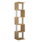 Decortieliving - Piri Modern Bookcase Display Unit Tall 161cm