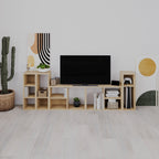 Decortieliving - Combayn Big Low Standing Bookcase – Modular Storage Unit