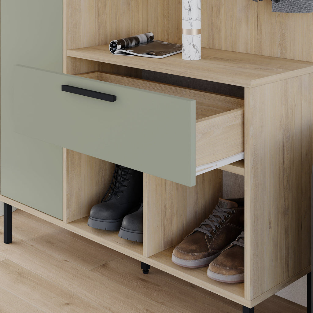 Decortieliving - Acton Hall Stand with Shoe Storage