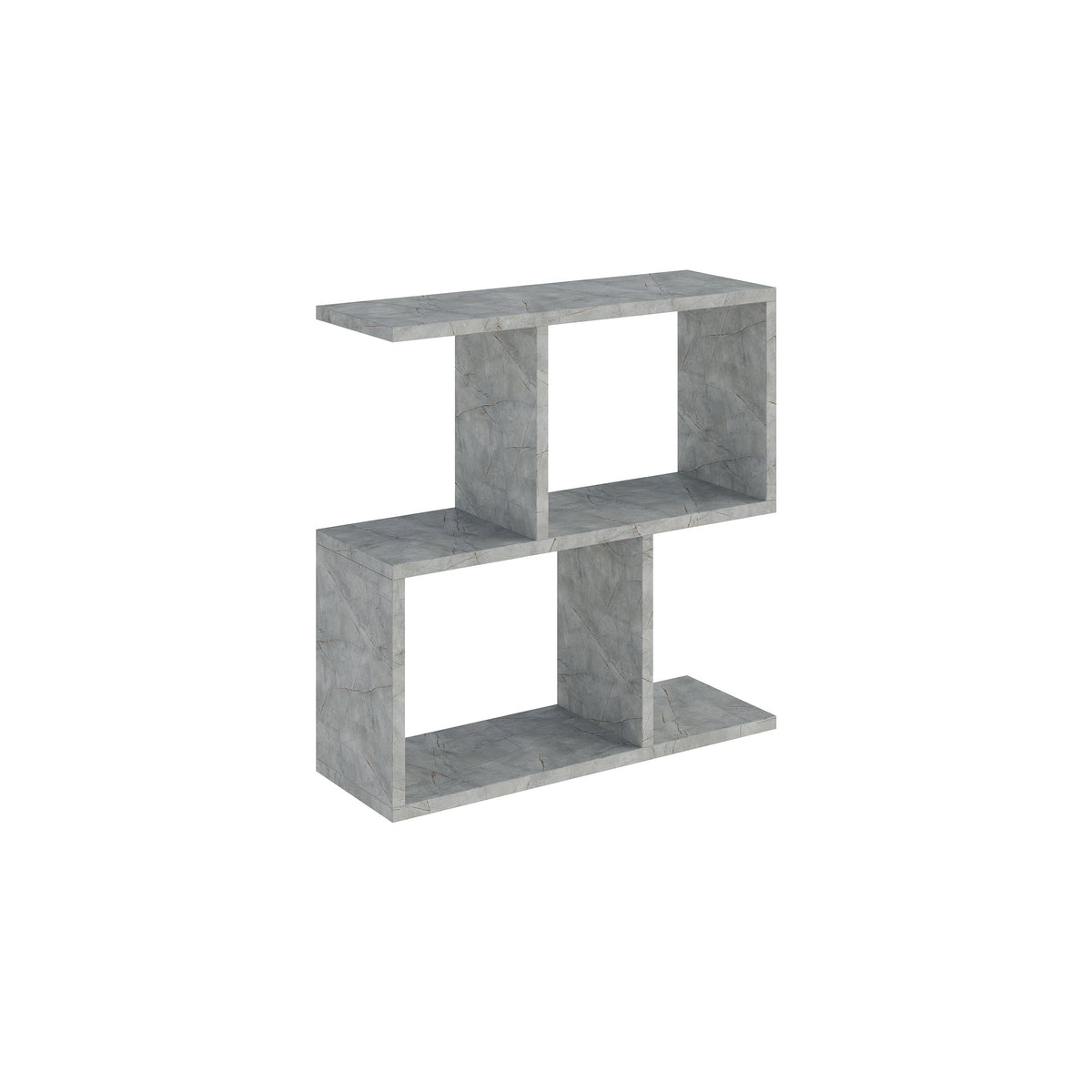 Decortieliving - Homemania Modern Side Table with 4 Open Shelves