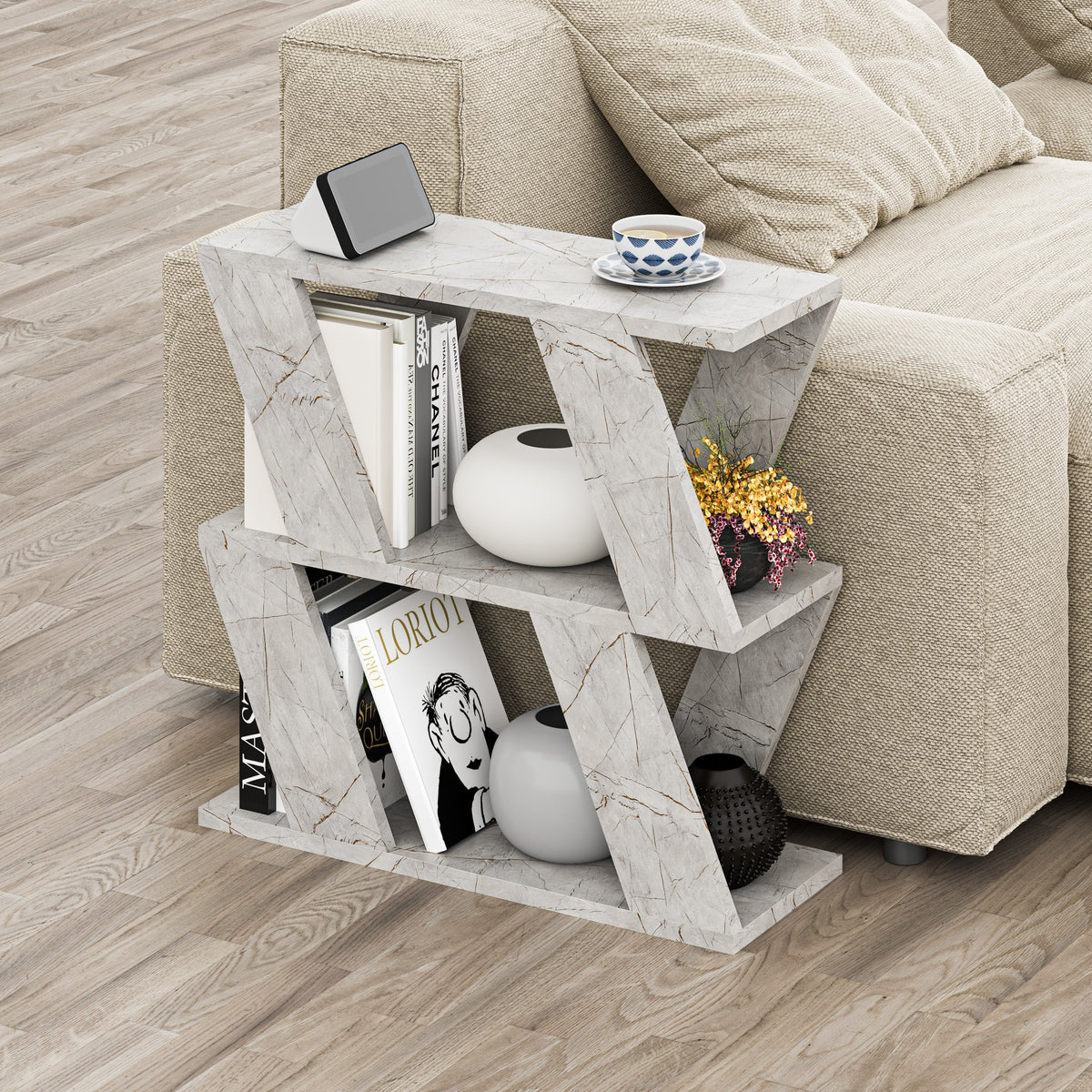 Decortieliving - Lazena Coffee Table – Compact Modern Side Table