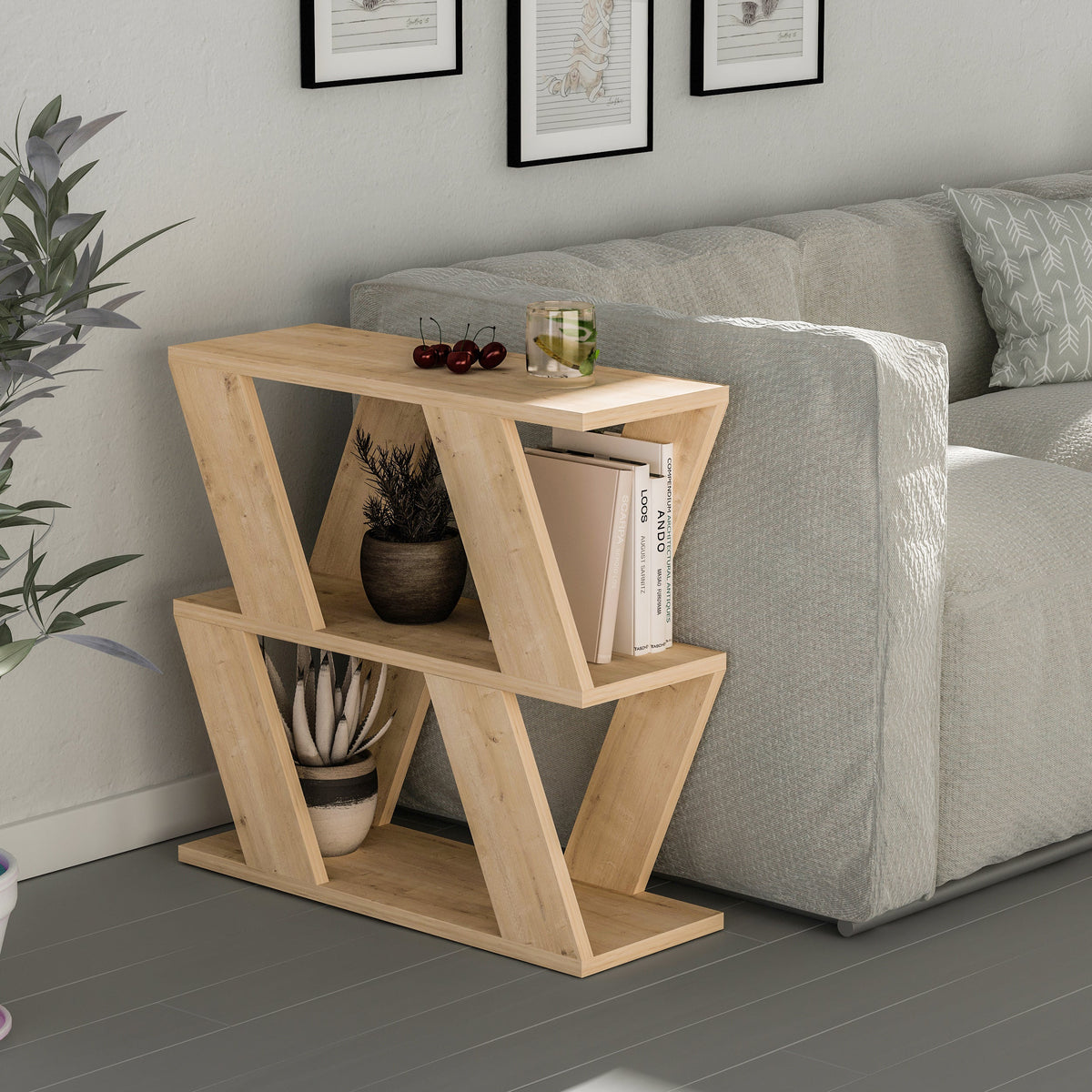 Decortieliving - Lazena Coffee Table – Compact Modern Side Table