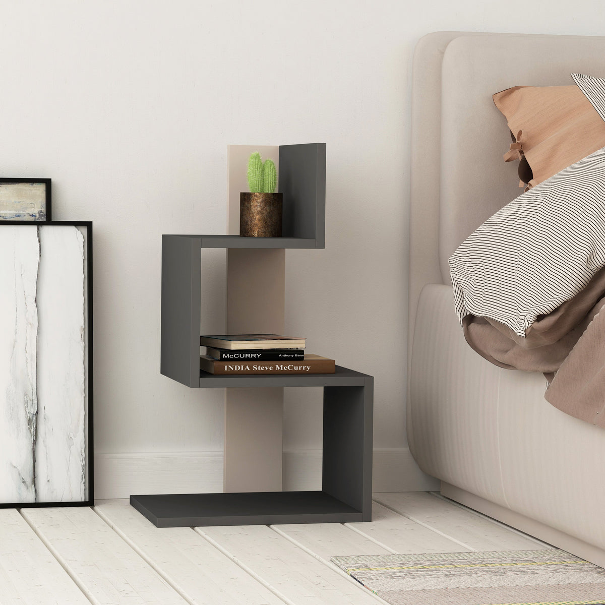 Decortieliving - Rosie Modern Side End Table Multipurpose With Creativeness H 72cm