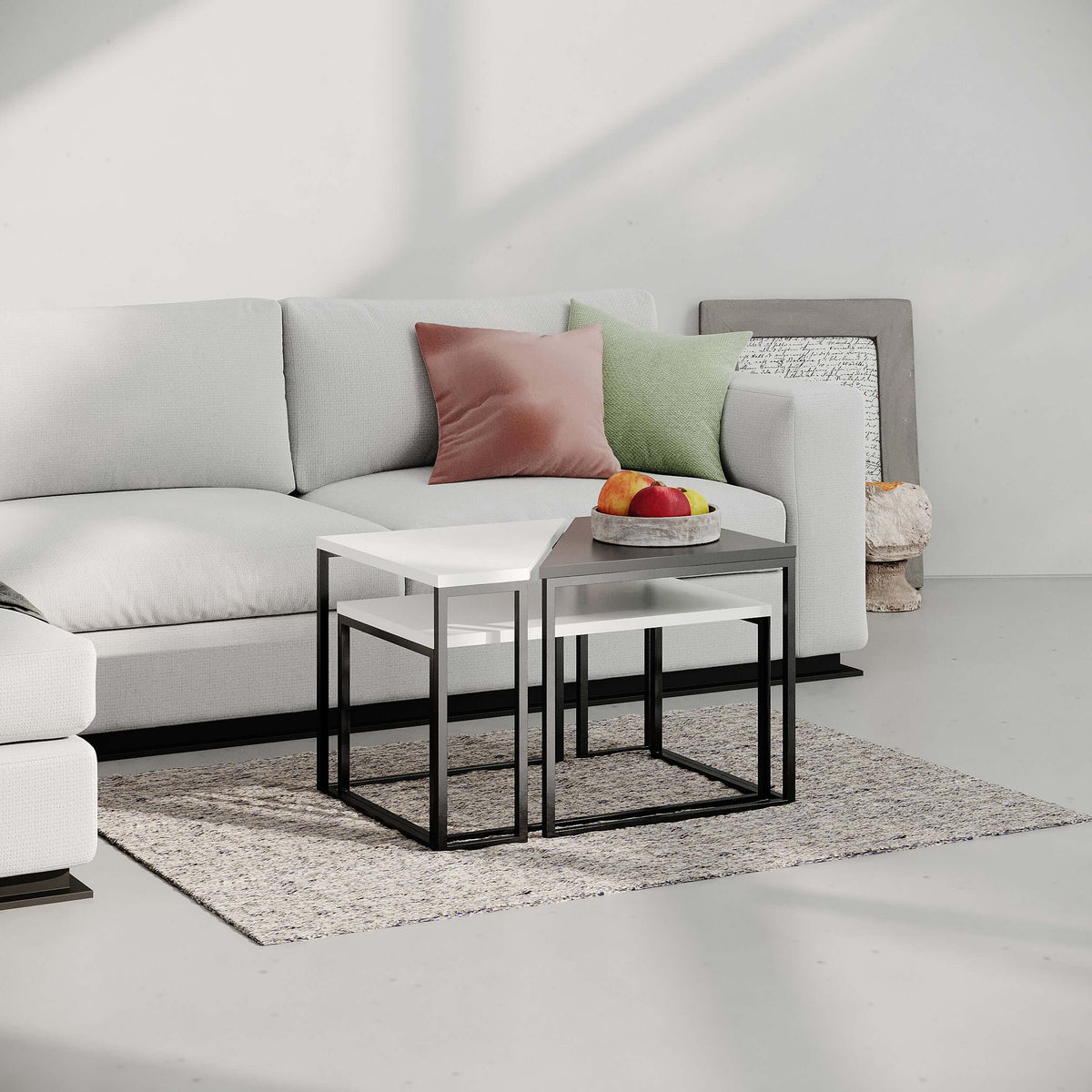 Decortieliving - Ohlady Modern Coffee Table Multipurpose H 41.8cm