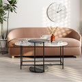 Decortieliving - Cuddle Coffee Table - Modern 2-piece Nested Set