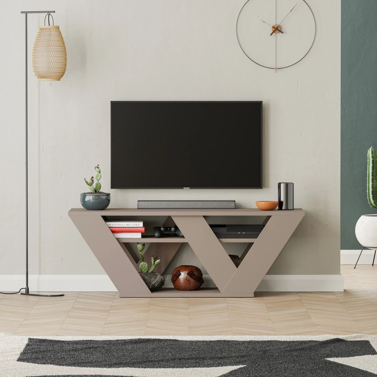 Decortieliving - Pipralla Modern TV Stand 110 cm