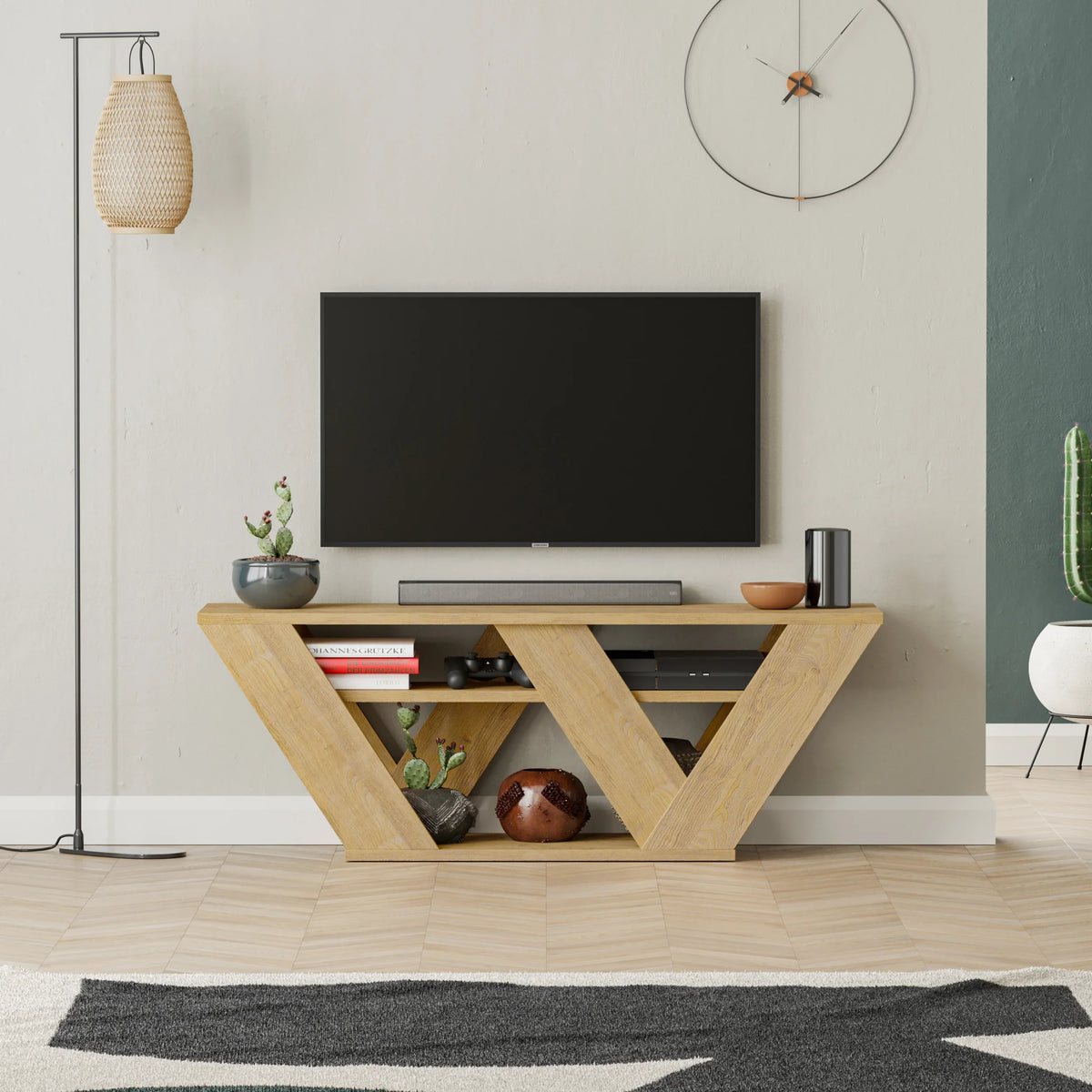 Decortieliving - Pipralla Modern TV Stand 110 cm