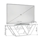 Decortieliving - Pipralla Modern TV Stand 110 cm