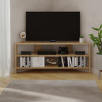 Decortieliving - Thales Corner Modern TV Stand Multimedia Centre Corner 110cm