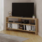 Decortieliving - Thales Corner Modern TV Stand Multimedia Centre Corner 110cm