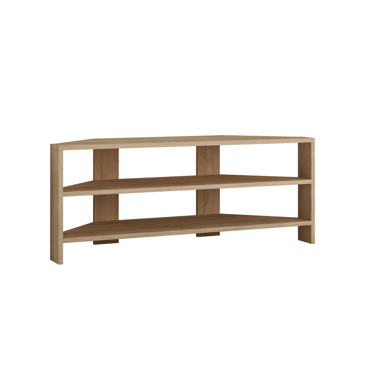 Decortieliving - Thales Corner Modern TV Stand Multimedia Centre Corner 110cm