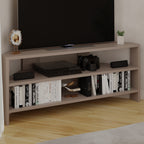 Decortieliving - Thales Corner Modern TV Stand Multimedia Centre Corner 110cm