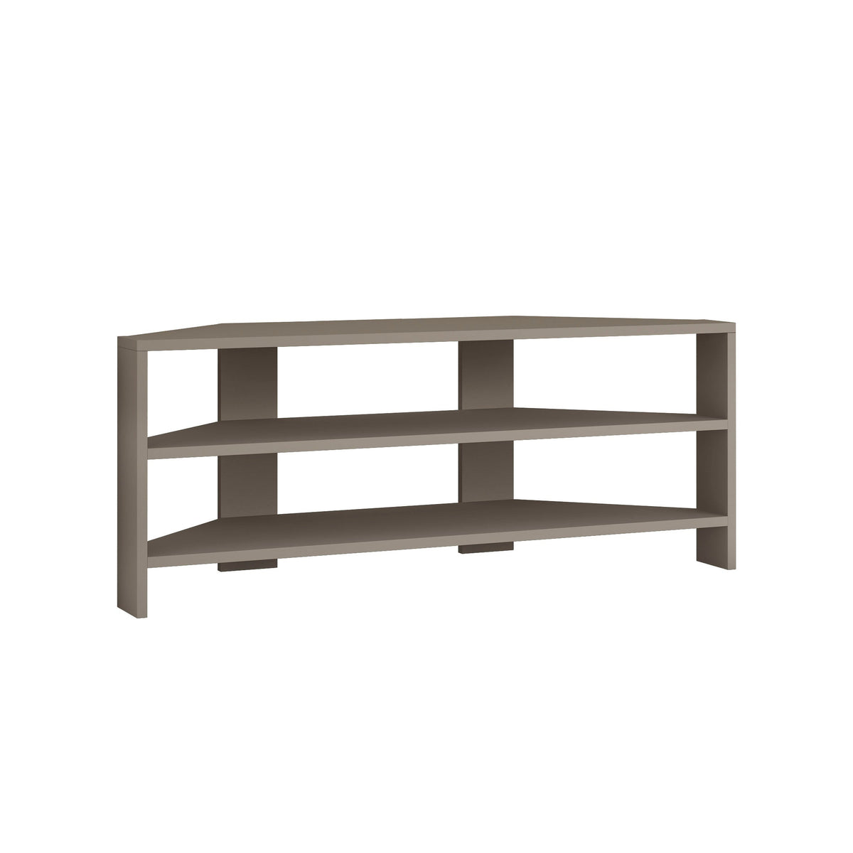 Decortieliving - Thales Corner Modern TV Stand Multimedia Centre Corner 110cm
