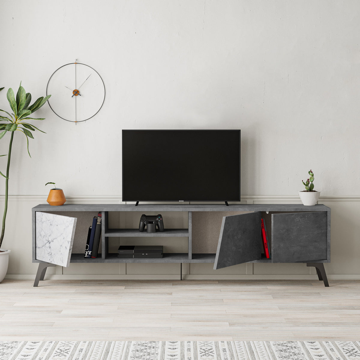 Decortieliving - Fiona Modern Tv Stand 180cm