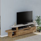 Decortieliving - Lyra Modern TV Stand Multimedia Centre TV Unit With Storage Cabinet 167cm