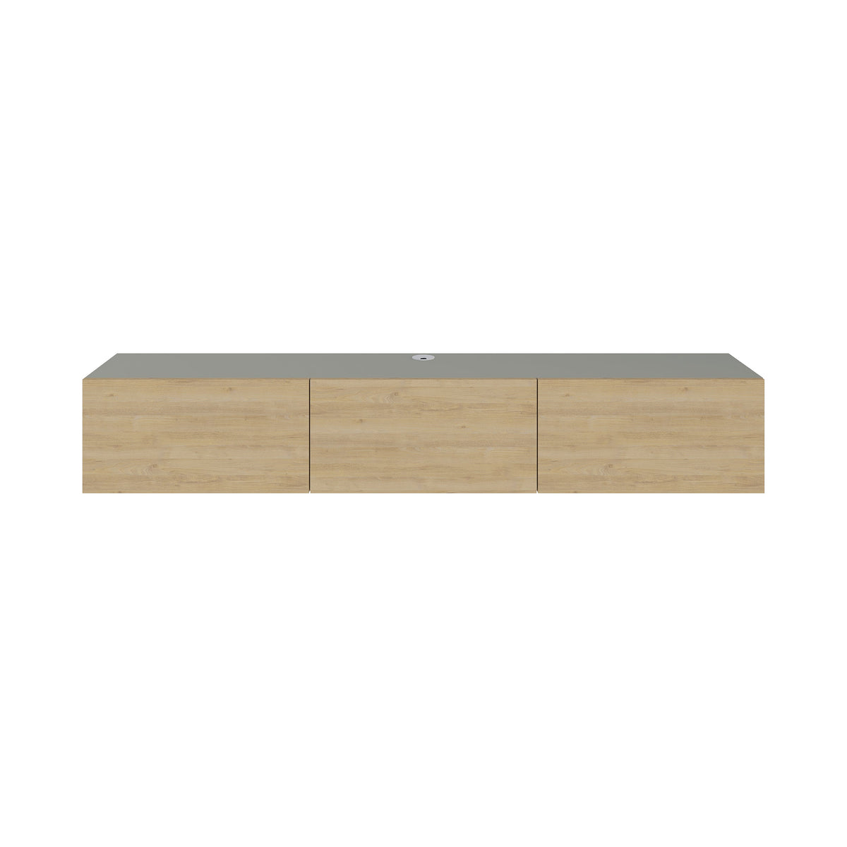 Decortieliving - Francy Modern Tv Unit - Wall Mounted - 3 Compartments - 180 cm