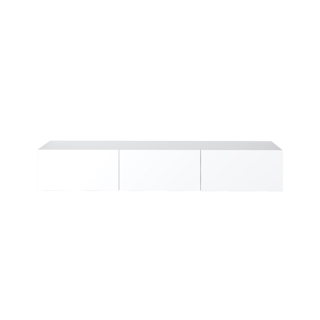Decortieliving - Francy Modern Tv Unit - Wall Mounted - 3 Compartments - 180 cm
