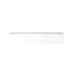 Decortieliving - Francy Modern Tv Unit - Wall Mounted - 3 Compartments - 180 cm