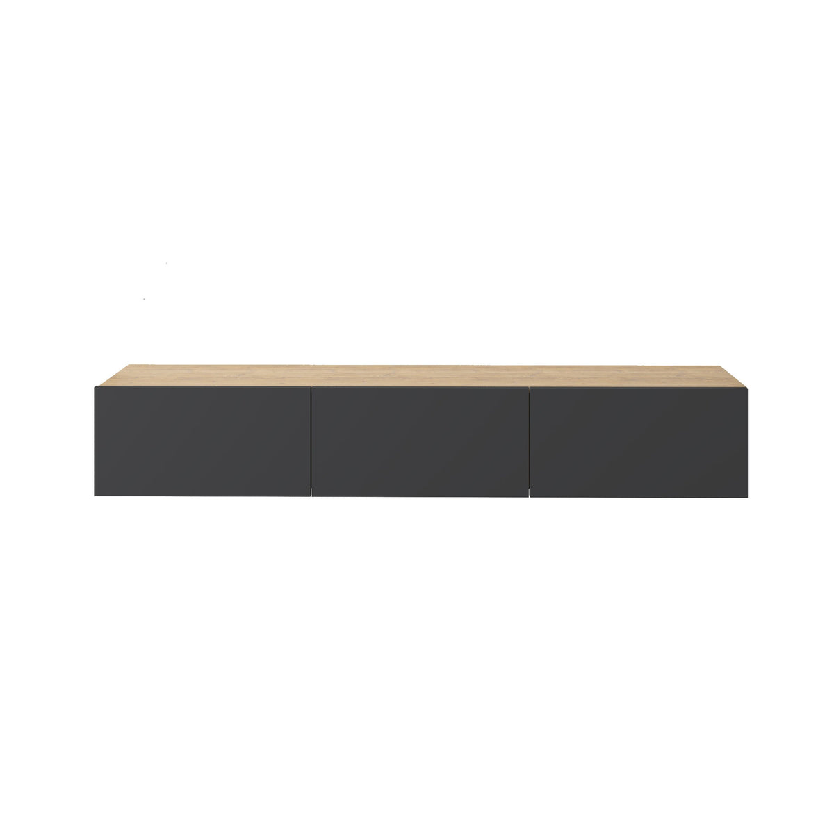 Decortieliving - Francy Modern Tv Unit - Wall Mounted - 3 Compartments - 180 cm