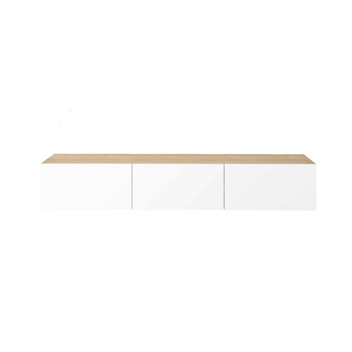 Decortieliving - Francy Modern Tv Unit - Wall Mounted - 3 Compartments - 180 cm