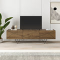 Decortieliving - Jakomen TV Cabinet 3D 160cm - Dark Oak