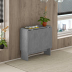 Decortieliving - Artemio Dining Table – Foldable – Retro Grey Finish