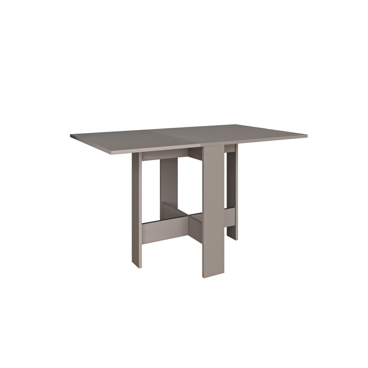 Decortieliving - Artemio Dining Table – Foldable – Light Mocha Finish