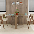 Decortieliving - Artemio Dining Table – Foldable – Dark Oak Effect