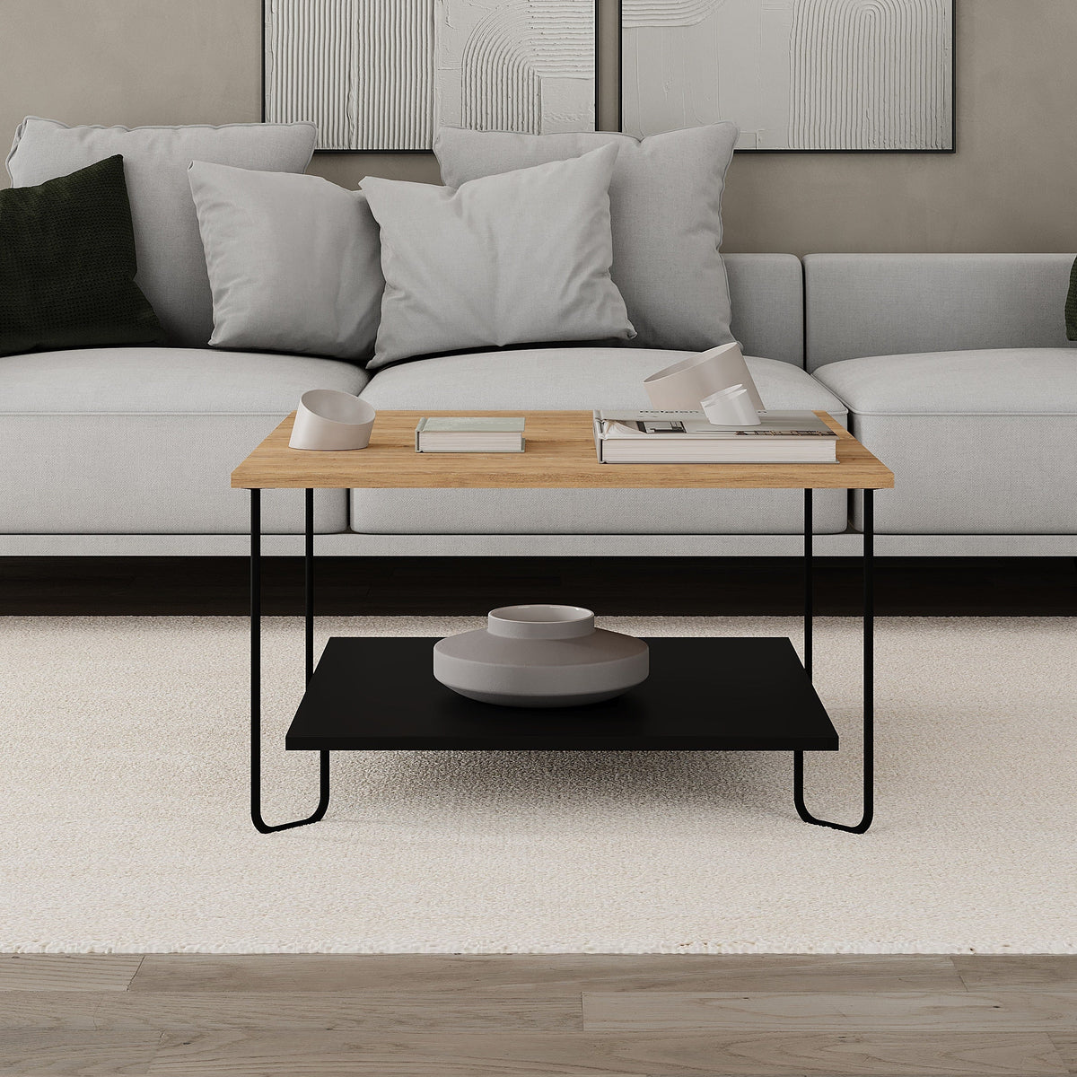 Decortieliving - Marbo Modern Coffee Table Multipurpose H 45cm