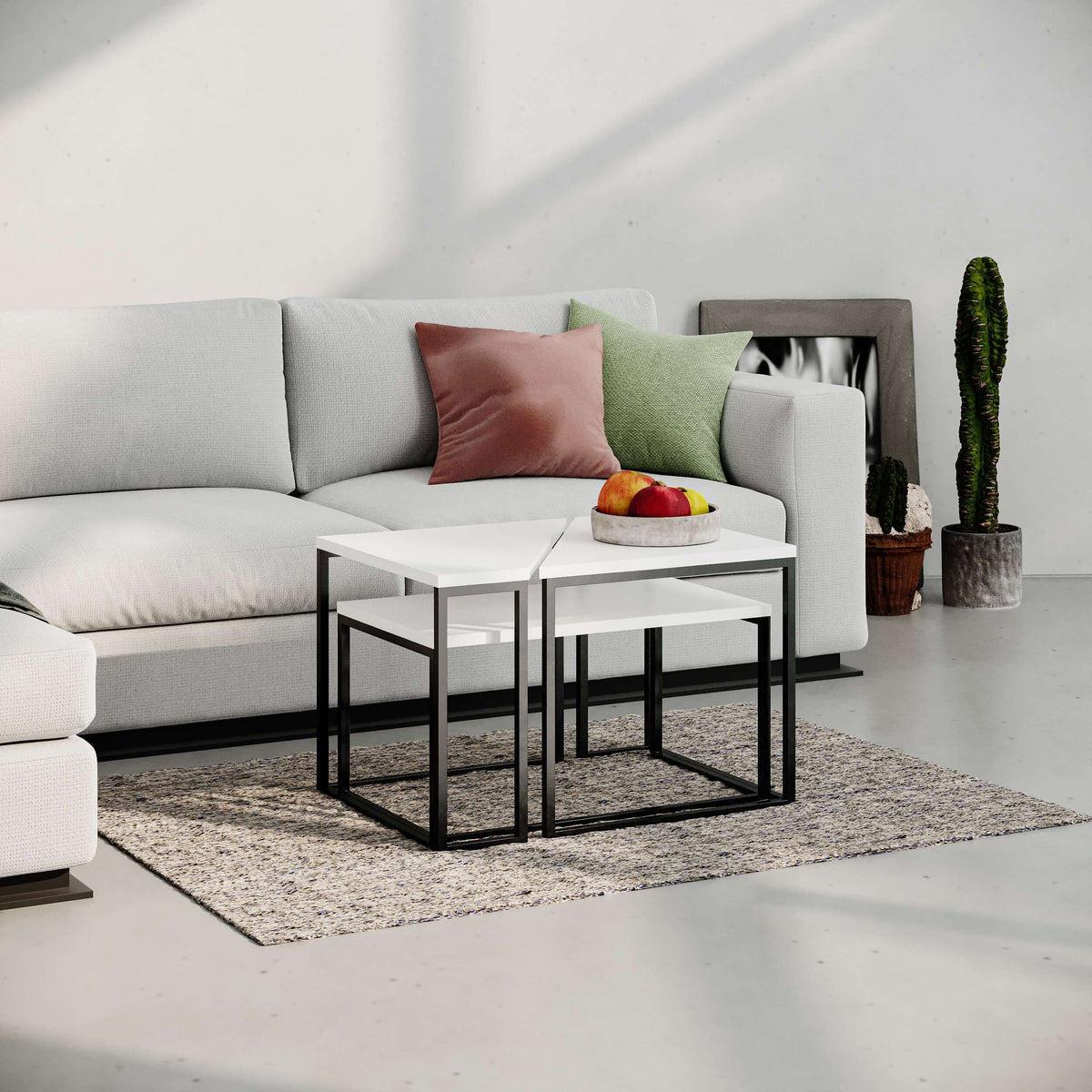Decortieliving - Ohlady Modern Coffee Table Multipurpose H 41.8cm