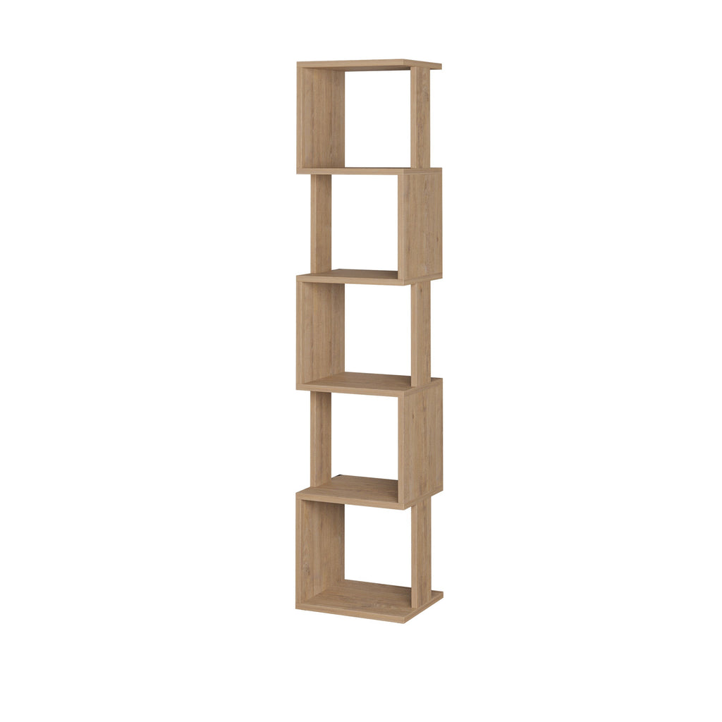 Decortieliving - Piri Modern Bookcase Display Unit Tall 161cm