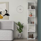 Decortieliving - Piri Modern Bookcase Display Unit Tall 161cm