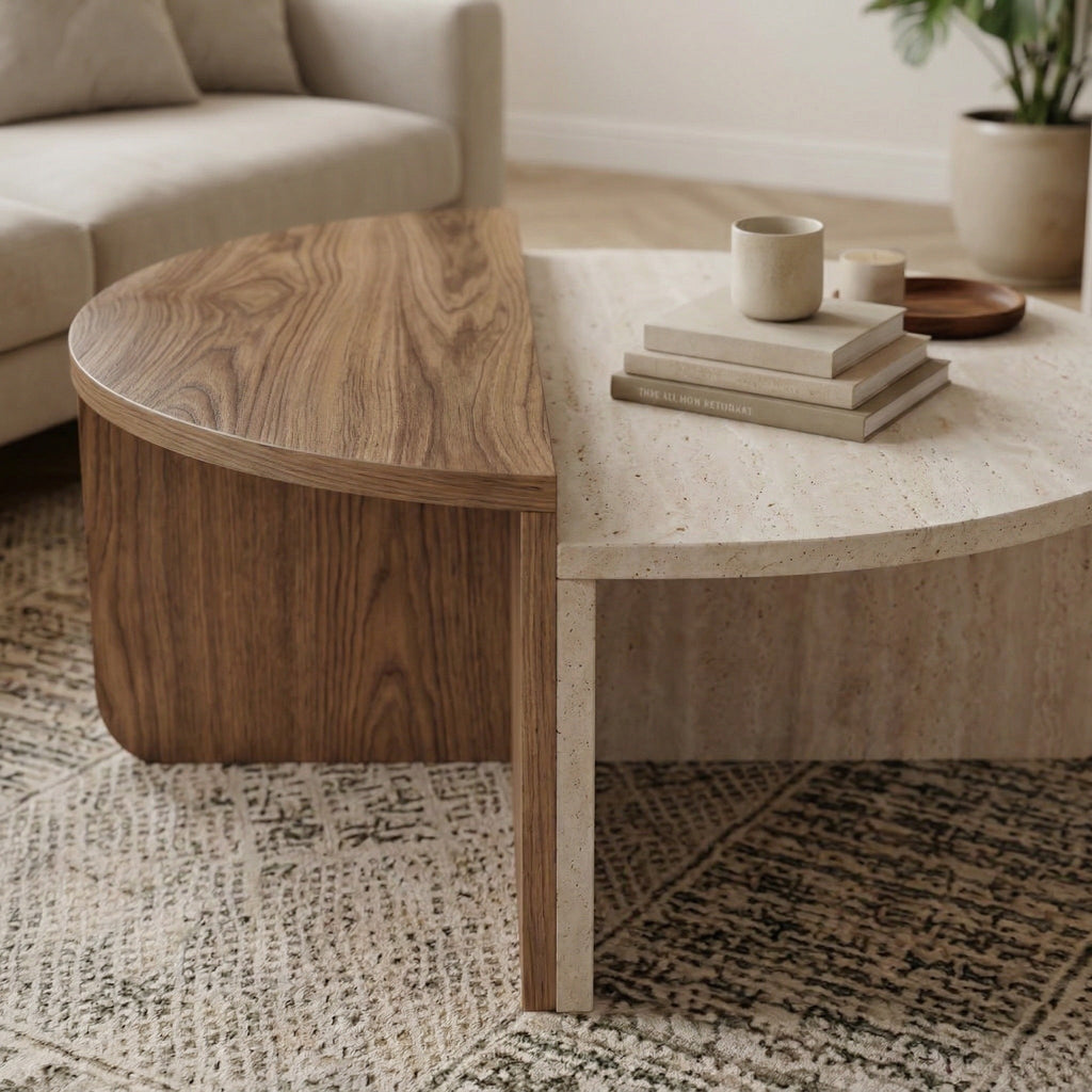 Decortieliving - Aloeva Modern Round Coffee Table