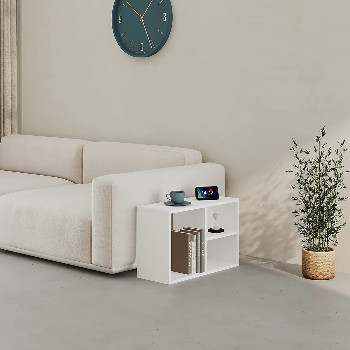 Decortieliving - Combayn Big Low Standing Bookcase – Modular Storage Unit