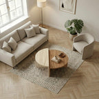 Decortieliving - Aloeva Modern Round Coffee Table