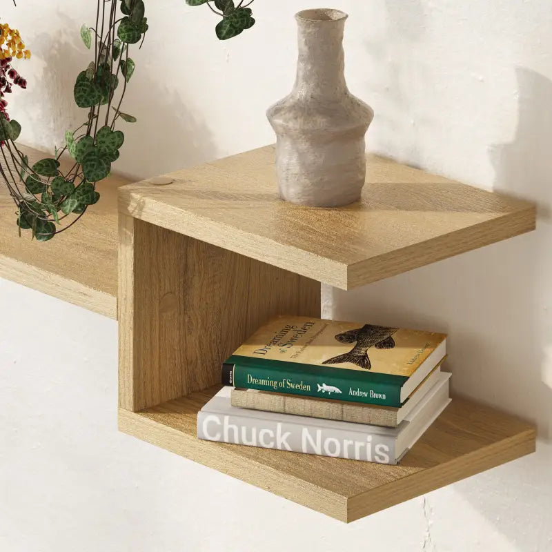 Decortieliving - Fork Modern Floating Shelf Set 18.2cm Short