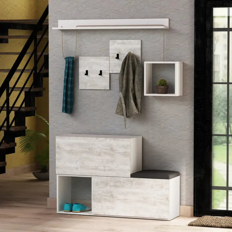 Decortieliving - Holdon Shoe Cabinet Hanger With Shelves