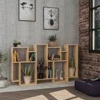Decortieliving - Karmato Modern Bookcase Display Unit Tall 168.5cm