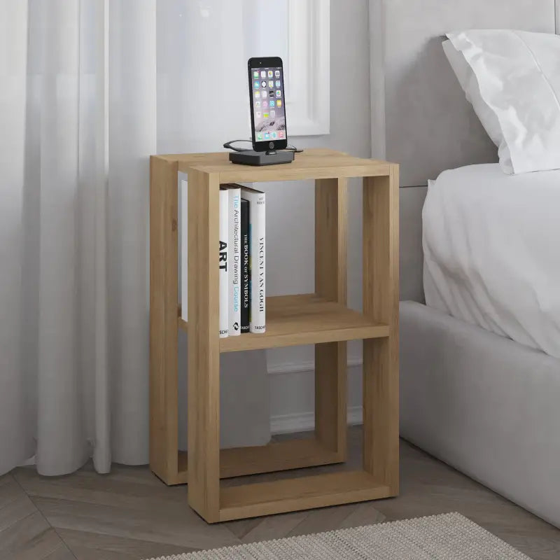 Decortieliving - Lonie Modern Bedside Table Bedroom Furniture Width 34cm