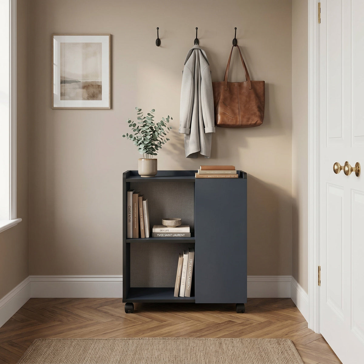Decortieliving - Zeo Sideboard Cabinet with Heels - Modern Design - 4 Compartments